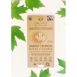 Milk Chocolate Maple Crunch 100g - Galeries au Chocolat