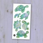 Temporary Tattoo Lovely Turtles - Pico