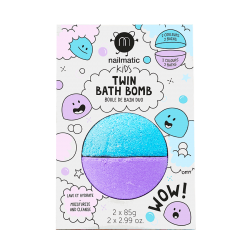 Boule de bain Duo Bleu et Violet - Nailmatic Nailmatic