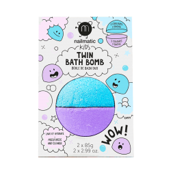 Twin bath bomb Blue and Violet- Nailmatic