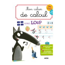 Mon cahier de calcul avec Loup - Auzou Auzou