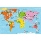 My educational stickers - Around the world - Auzou