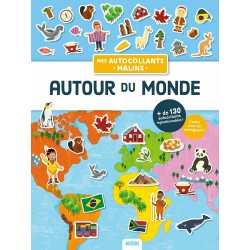 Mes autocollants éducatifs - Autour du monde - Auzou Auzou