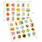 The garden stickers for toddlers - DJECO