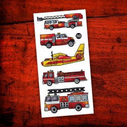 Temporary Tattoos Safe with the Fire Fighters - Pico