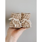Pantoufles en laine 0-6 mois - Tousi Les Petits Tousi