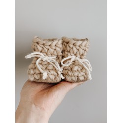 Pantoufles en laine 12-18 mois - Tousi Les Petits Tousi