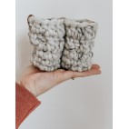 Pantoufles en laine 6-12 mois - Tousi Les Petits Tousi