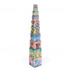 City Friends Square Stacking Pyramid - Janod