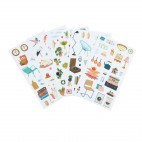 Cahier de stickers Les Parisiennes - Moulin Roty Moulin Roty