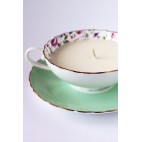 Rice Flower Teacup Candle - Dot & Lil