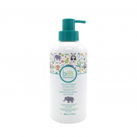 Nettoyant et shampoing naturel pour bébé 600ml - Baby boo Bamboo BooBamboo