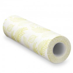 Roll of 5 Reusable Paper Towel Sheets Yellow Print - Kliin