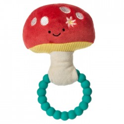 Woodland Mushroom Teething Rattle - Mary Meyer