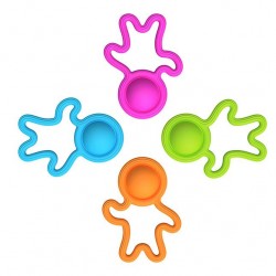 Lil' Dimpl silicone teething toy - Fat Brain Toy