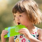 Kit of 4 reusable food pouches 7 oz- Little Green Pouch