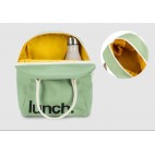 Zipper Lunch Bag Peach - Fluf