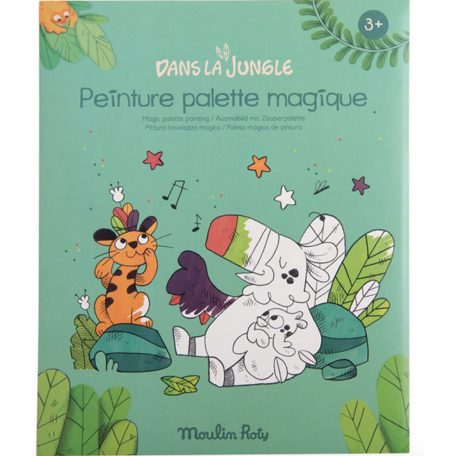 Magic Palette painting, In the jungle- Moulin Roty
