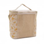 Grand sac à lunch isotherme en lin brut Sunkissed - SoYoung SoYoung