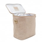 Raw Linen Insulated Cooler Bag Large - The Dreamer - SoYoung