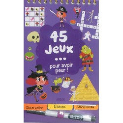 45 p'tits jeux pour avoir peur - Auzou Auzou