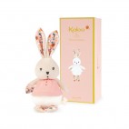 K'doux Doudou Lapin Rose Coquelicot - Kaloo Kaloo