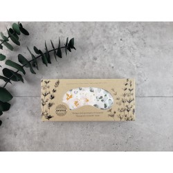 Therapeutic Mask with Lavender | Flower garden Organic Cotton - Ammathérapie