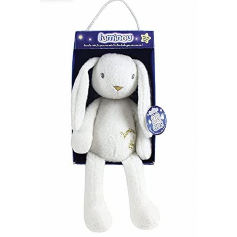 Peluche lumineuse Jemini Luminou Chien Rayé - Jouets