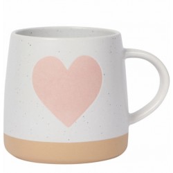 Stoneware Heart cup - Danica
