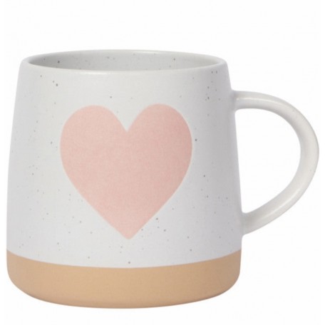 Tasse en grès Coeur