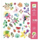 Flowers and animals stickers - Djeco