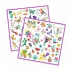 Flowers and animals stickers - Djeco