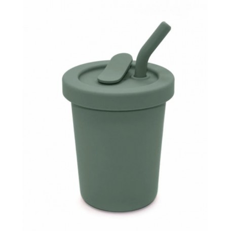 BPA-free silicone straw cup - Nouka