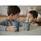 BPA-free silicone straw cup - Nouka