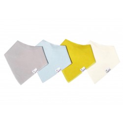 Lola Baby Bandana Bibs 4-Pack - Copper Pearl