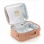 Insulated Lunch Box Raw Linen - Sunrise muted clay - SoYoung