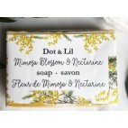 Savon fleur de mimosa et nectarine - Dot & Lil Dot & Lil