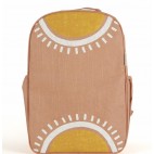 Sac à dos en lin brut Enfant Sunrise muted clay - SoYoung SoYoung