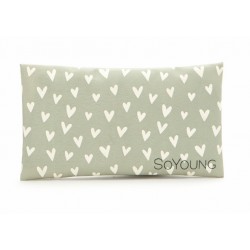 Sac réfrigérant Ice Pack - Little hearts sage - SoYoung SoYoung