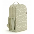 Sac à dos en lin brut Enfant little hearts sage - SoYoung SoYoung