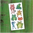 Temporary Tattoo frogs - Pico
