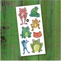 Temporary Tattoo frogs - Pico