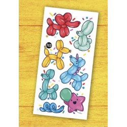 Temporary Tattoos Balloon Sculptures - Pico