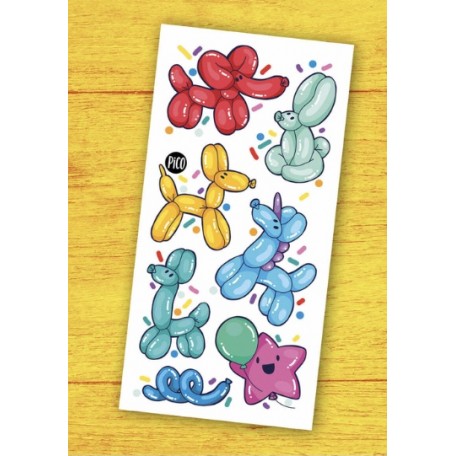 Temporary Tattoos Balloon Sculptures - Pico