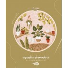 DIY Greenhouse Embroidery Kit - Tightly embroidered