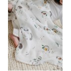 Bamboo Muslin Swaddle hedgehog - Loulou Lollipop