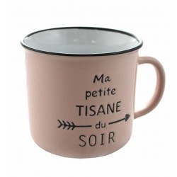 Tasse céramique "Ma petite tisane du soir"