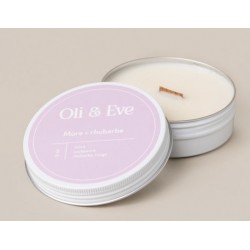 Soya blackberry and rhubarb Candle 3oz - Oli & Eve