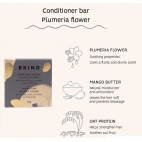 Plumeria flower bar conditioner for frizzy and curly hair - Bkind