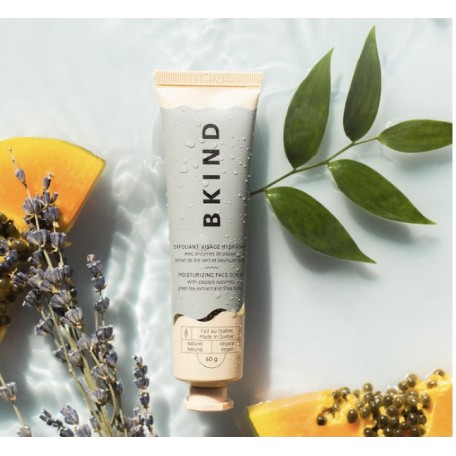 Papaya and green tea moisturising facial scrub - BKIND